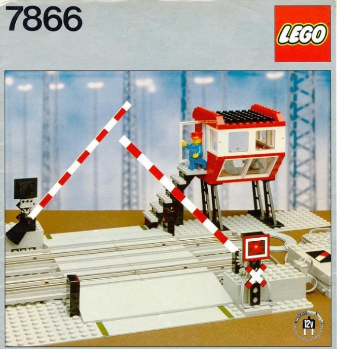 Remote Controlled Road Crossing LEGO set (#7866-1, 1983)