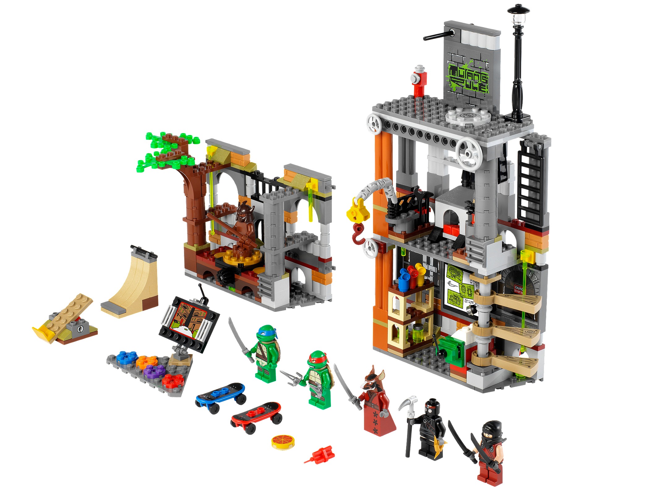 Turtle Lair Attack LEGO set (#79103-1, 2013)