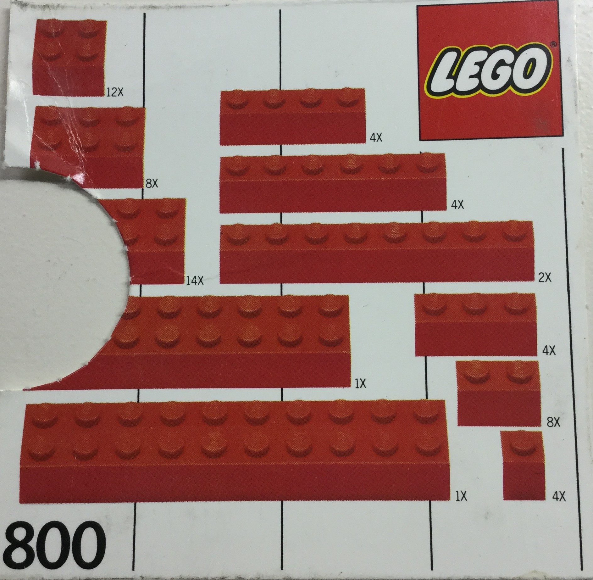 Extra Bricks Red