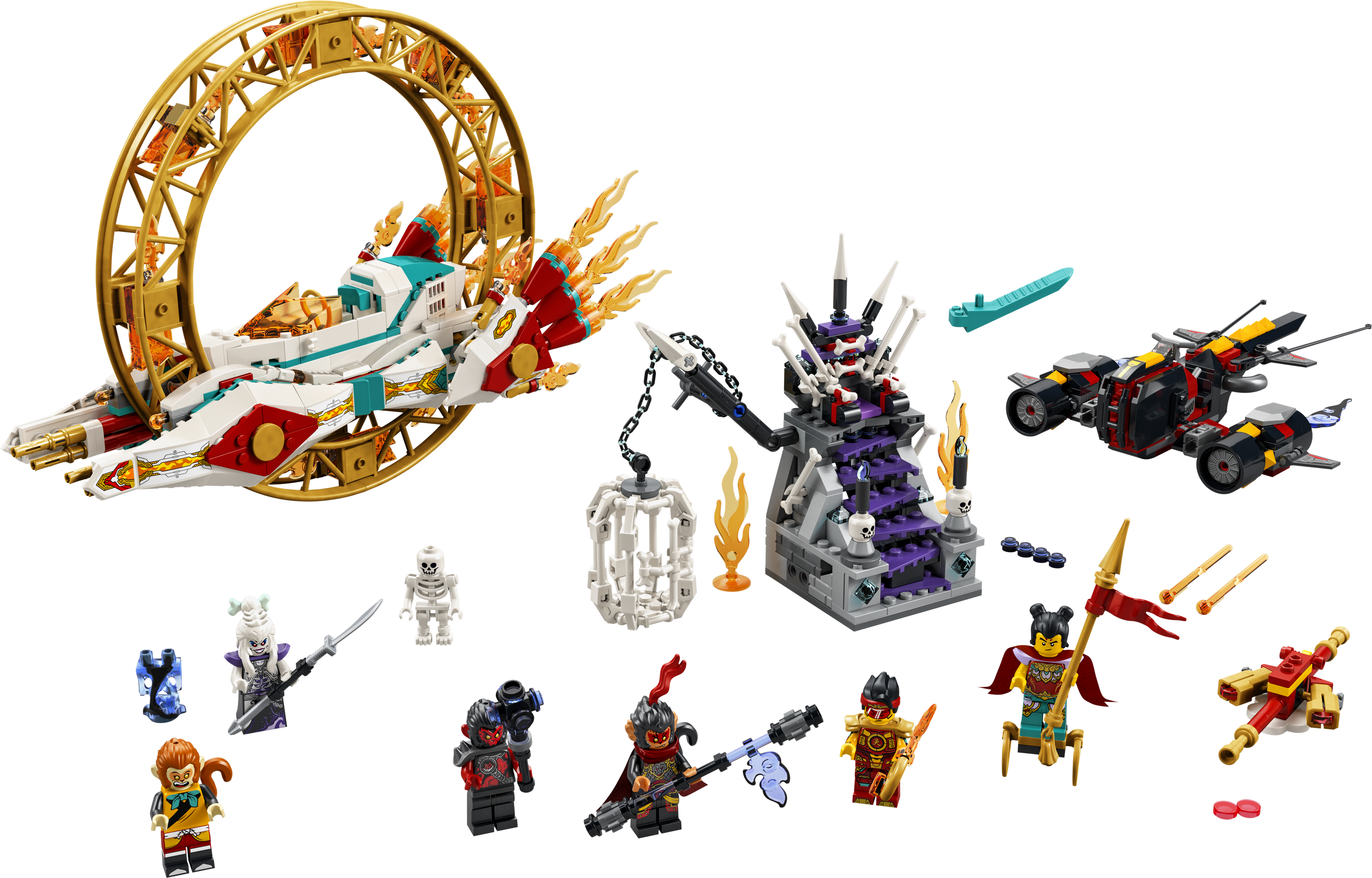 Nezha's Fire Ring LEGO Monkie Kid set (#80034-1, 2022)