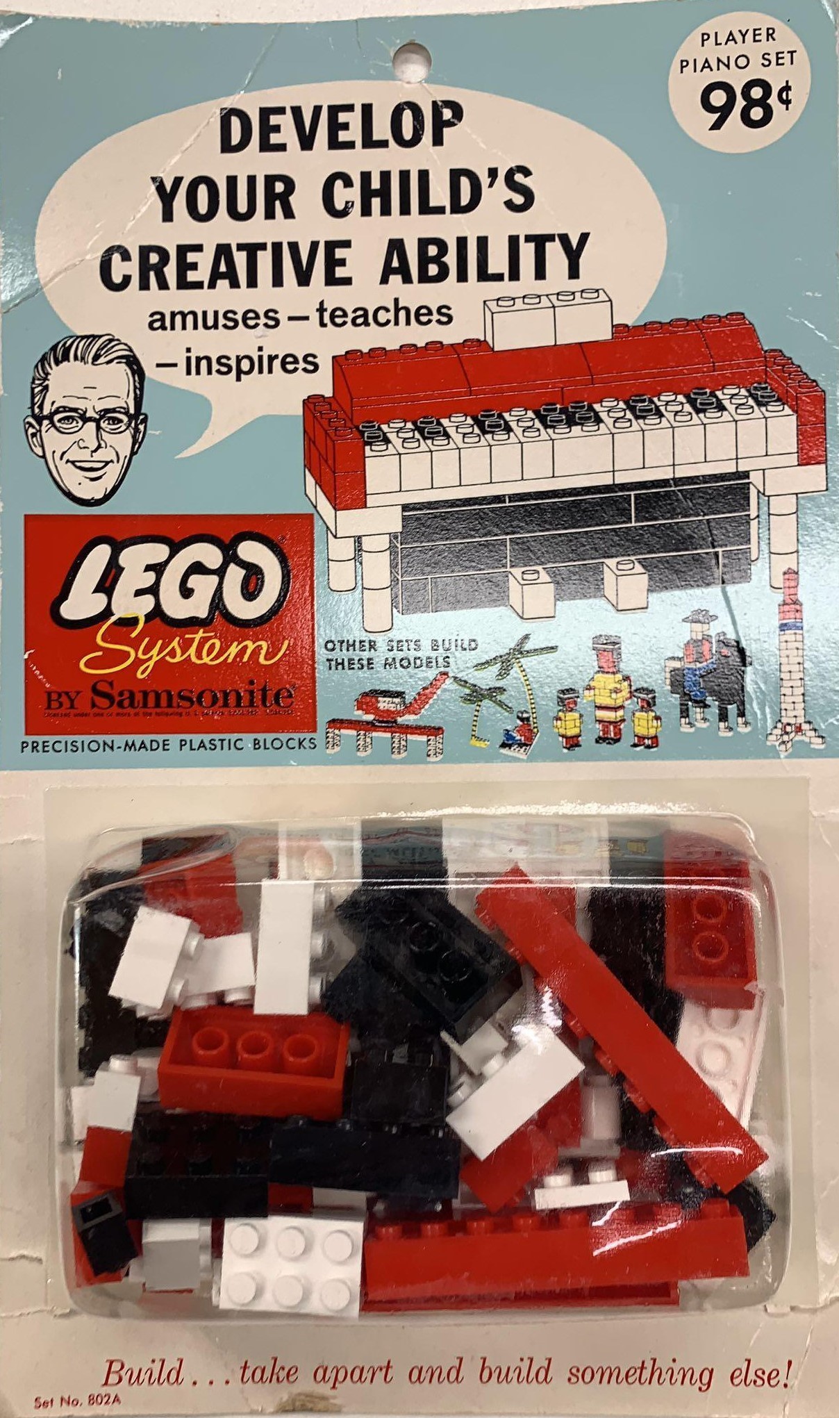 Player Piano LEGO set (#802A-1, 1964)
