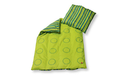 Duplo Bedding - Baby (Green) LEGO Houseware set (#810010-1, 2008)