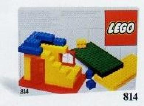 Baseplates, Green, Red and Yellow LEGO Supplemental set (#814-1, 1986)