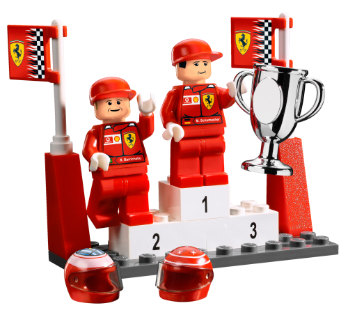 M. Schumacher and R. Barrichello LEGO set (#8389-1)