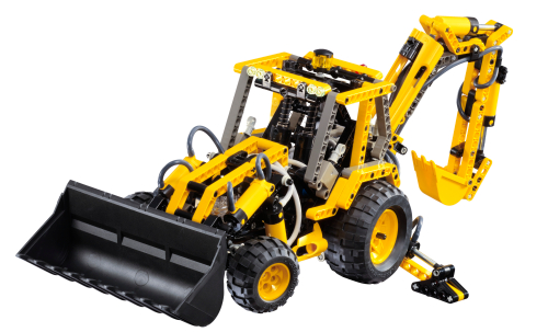 Backhoe Loader LEGO set (#8455-1, 2003)