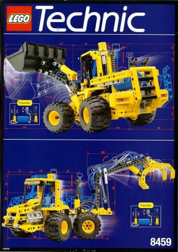 Pneumatic Front-End Loader LEGO Technic set (#8459-1, 1997)