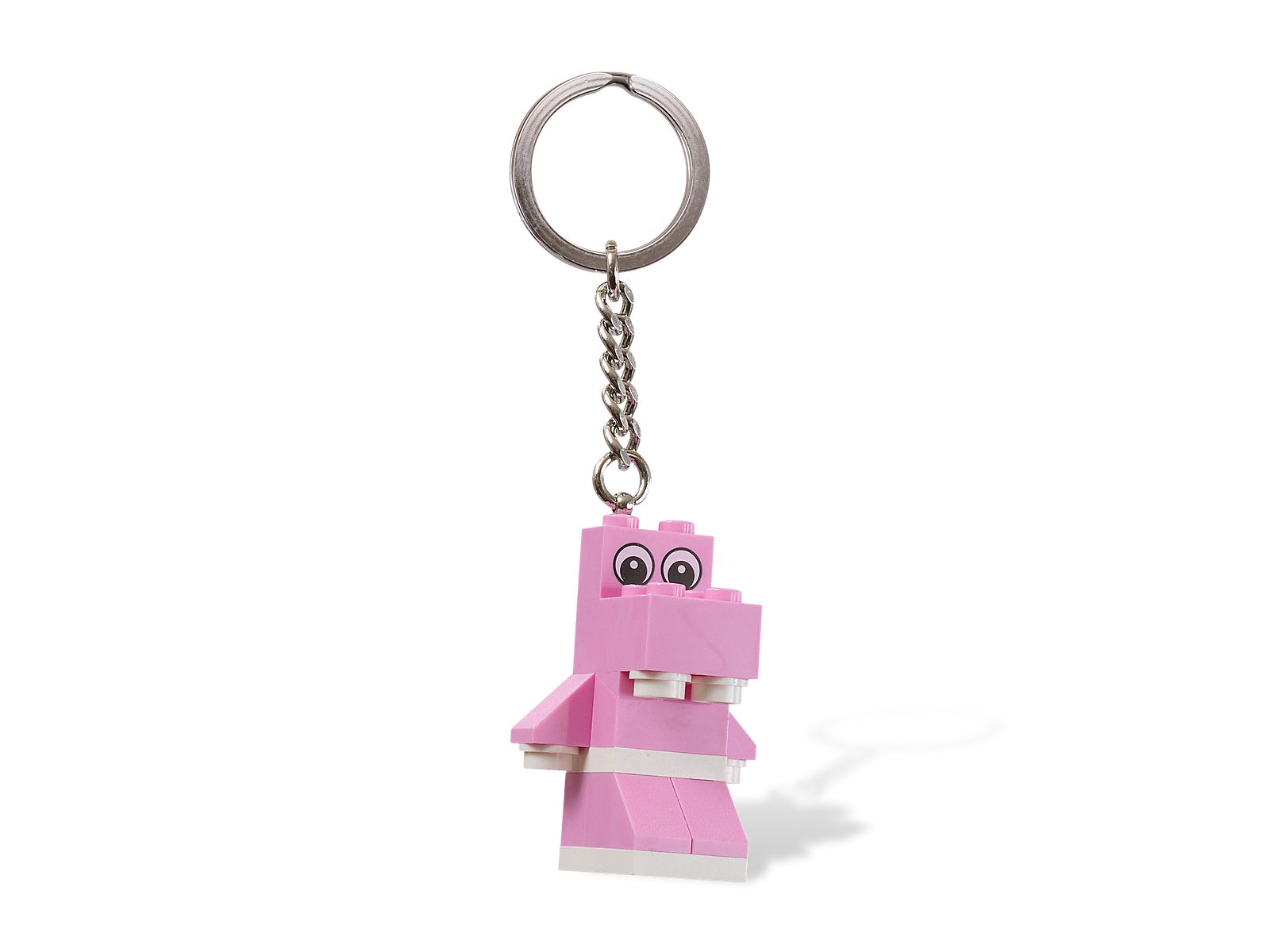 Pink Hippo Key Chain