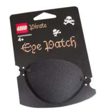 Pirate Eye Patch LEGO Role Play Toys and Costumes set (#850700-1, 2014)
