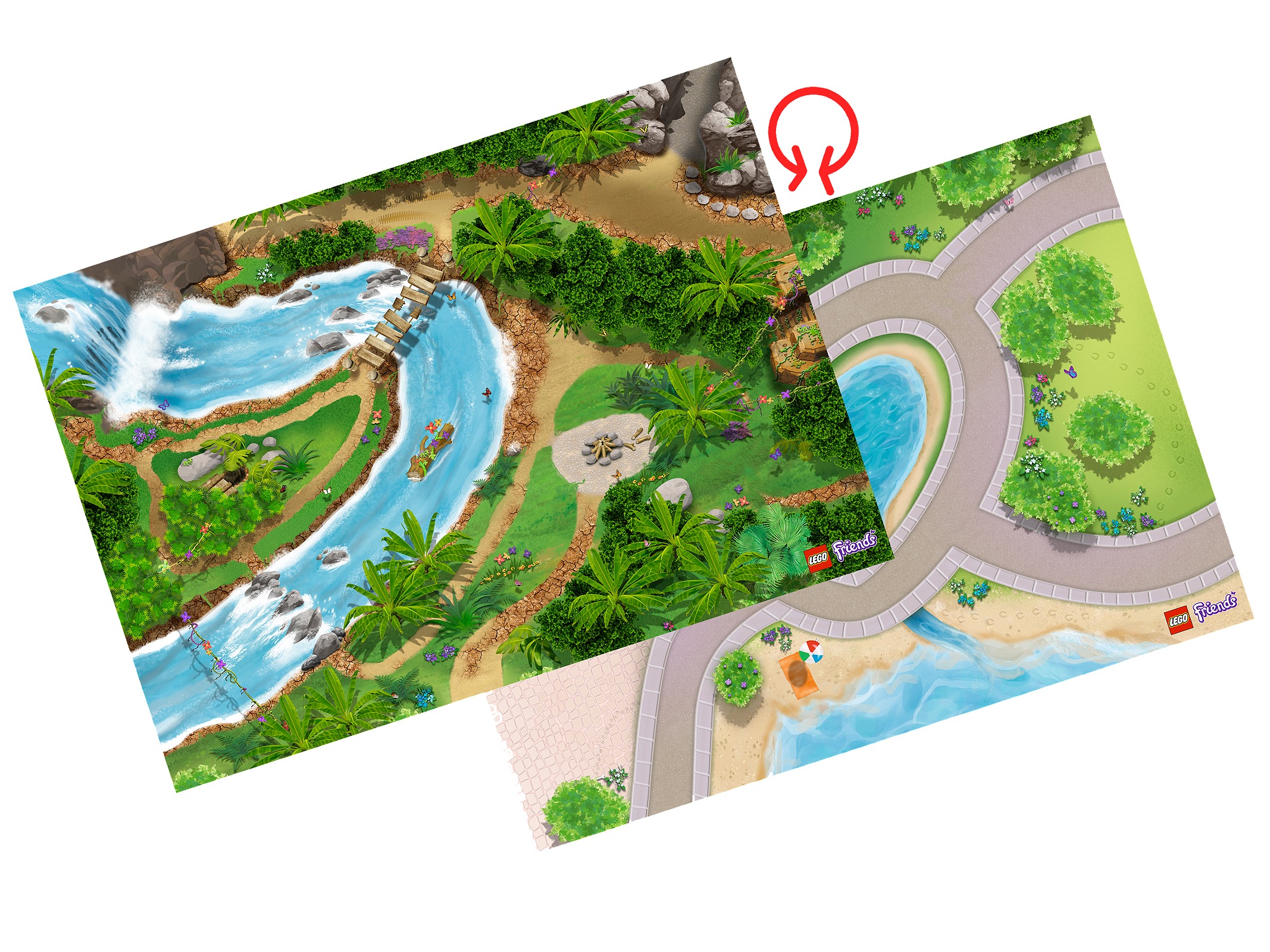 Jungle Playmat LEGO Gear set (#851325-1, 2014)