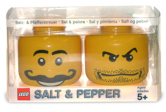 Salt and Pepper Shaker Set LEGO Houseware set (#851749-1, 2006)
