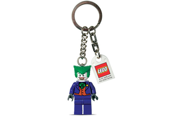 The Joker Key Chain LEGO Key Chain set (#851814-1, 2007)