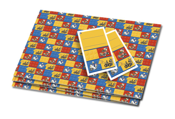 Gift Wrap LEGO Seasonal set (#851855-1, 2007)