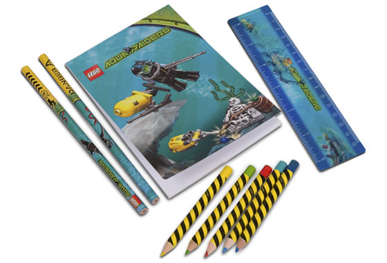 Aquaraiders Stationery Set LEGO Stationery and Office Supplies set (#851954-1, 2007)
