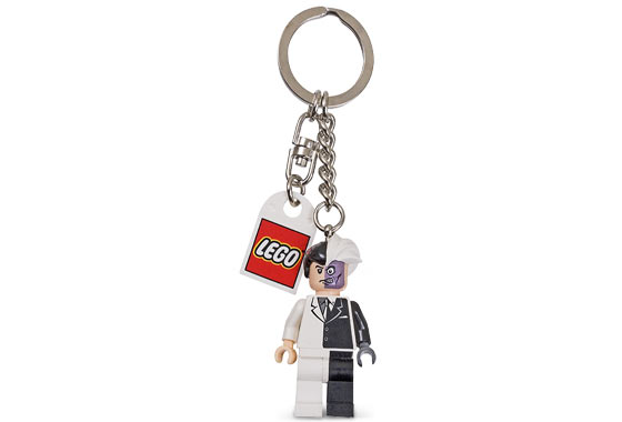 Two-Face Key Chain LEGO Key Chain set (#852080-1, 2007)