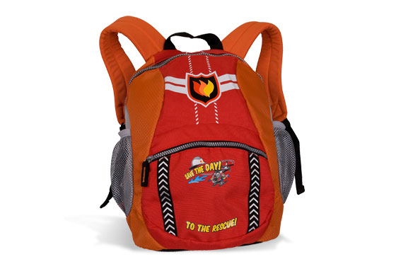 Firefighter Backpack LEGO Bags, Totes, & Luggage set (#852206-1, 2008)