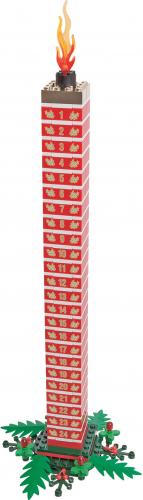 Build your own Holiday Countdown Candle LEGO set (#852741-1, 2009)