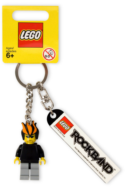 Rock Band Key Chain LEGO Key Chain set (#852890-1, 2010)