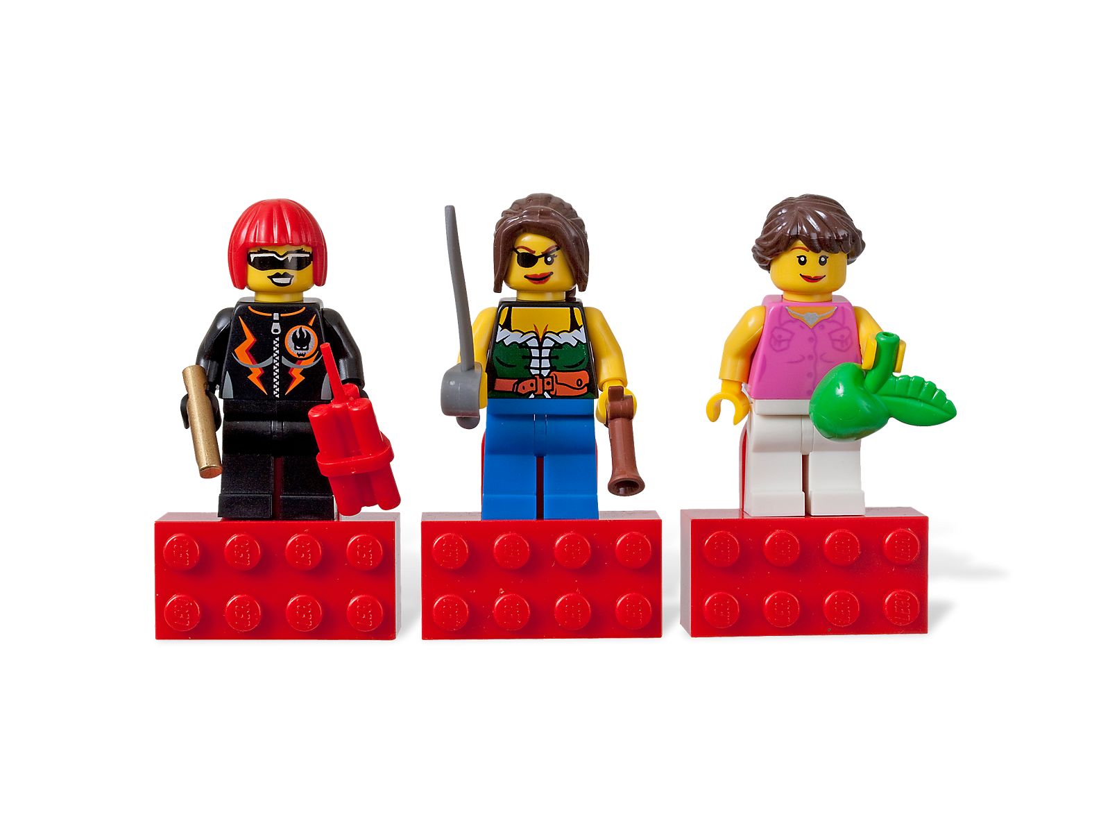 Female Minifigure Magnet Set