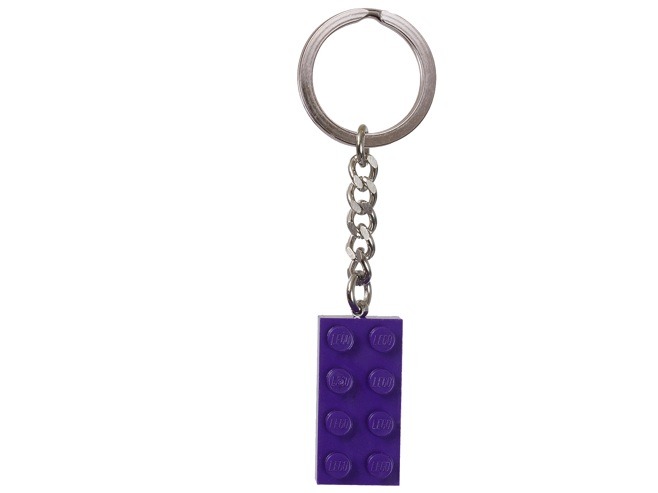 Purple Brick Key Chain LEGO Key Chain set (#853379-1, 2015)