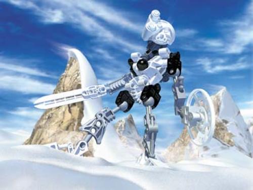 Kopaka - With mini CD-ROM LEGO Bionicle set (#8536-2, 2001)