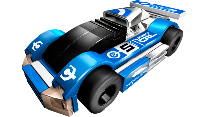 Blue Renegade LEGO Racers set (#8662-1, 2006)