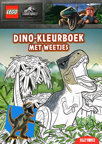 Jurassic World: Dino-Kleurboek met Weetjes LEGO Activity Books set (#8710823007354-1, 2023)