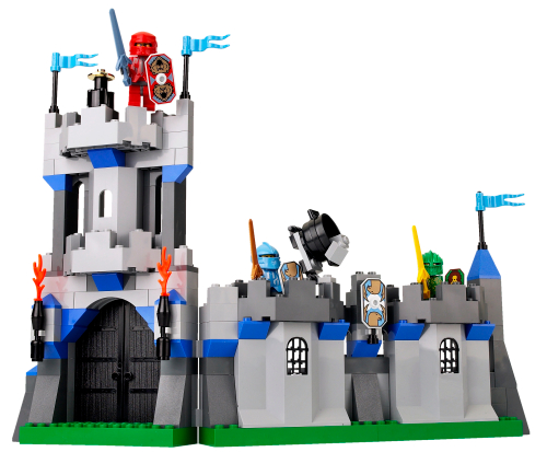 Knights' Castle Wall LEGO Knights Kingdom II set (#8799-1, 2004)