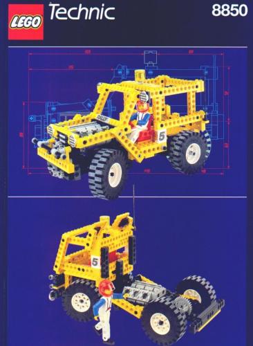 Rally Support Truck LEGO set (#8850-1, 1990)