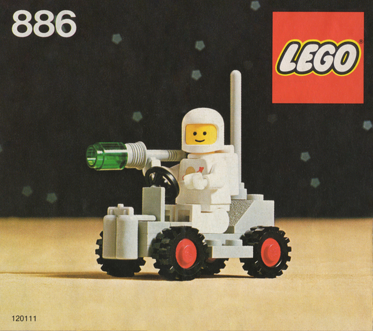 Space Buggy LEGO Classic Space set (#886-1, 1979)