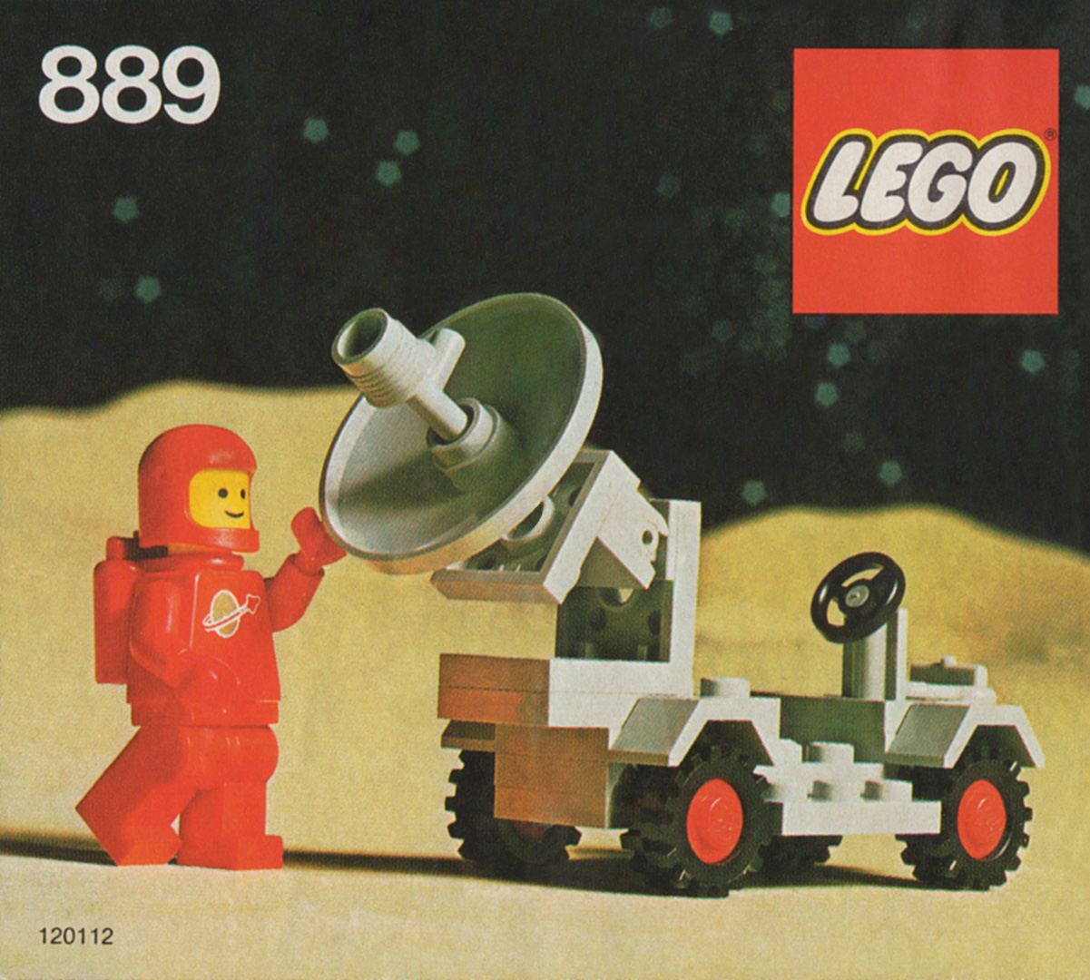 Radar Truck LEGO Classic Space set (#889-1, 1979)