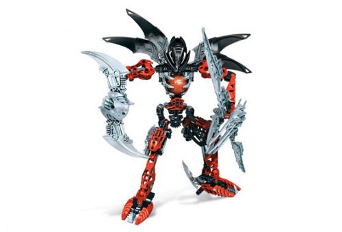 Makuta Icarax LEGO Bionicle set (#8953-1, 2008)