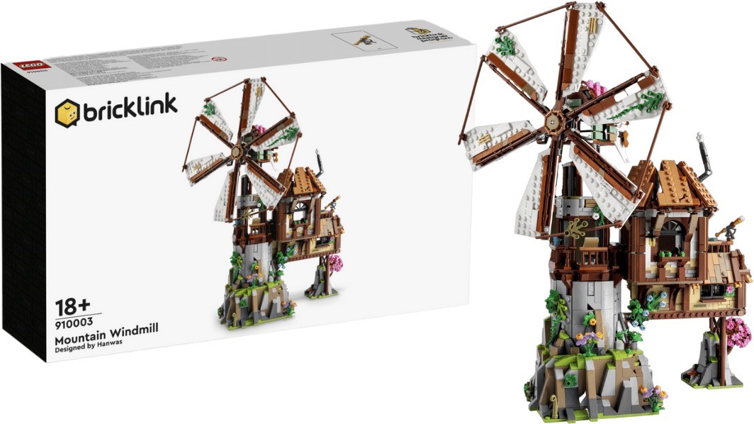Mountain Windmill LEGO BrickLink Designer Program set (#910003-1, 2022)