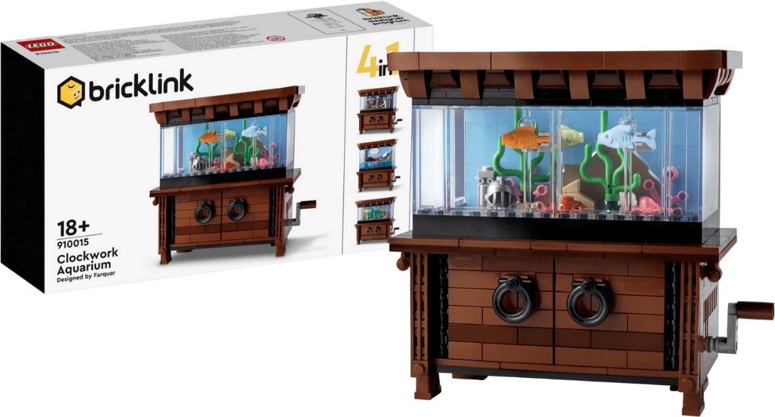 Clockwork Aquarium LEGO BrickLink Designer Program set (#910015-1, 2022)