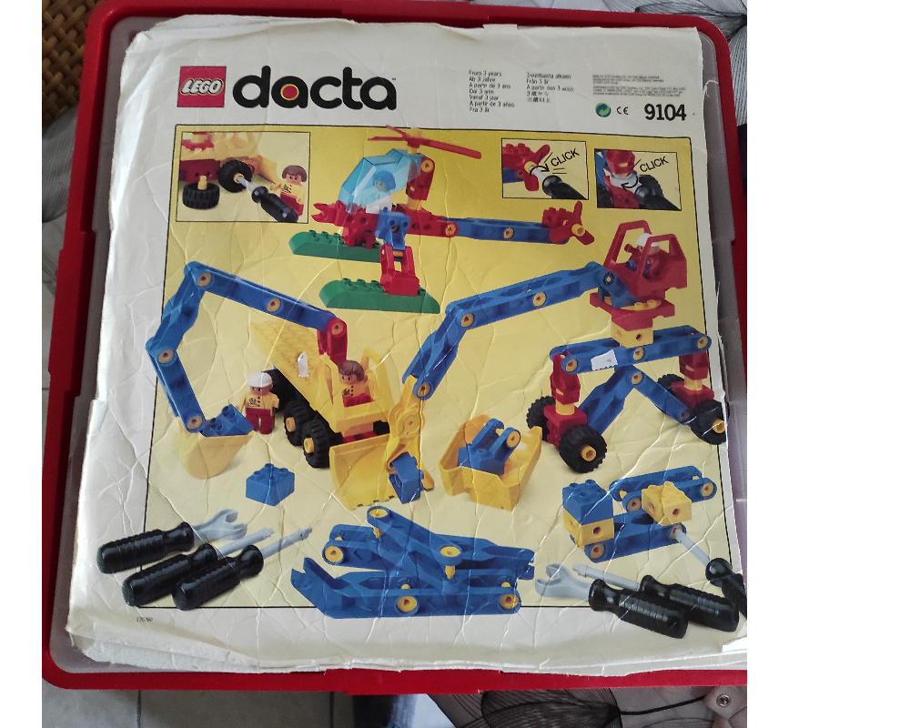 Giant First Tools for Technology LEGO Duplo and Explore set (#9104-1, 1995)
