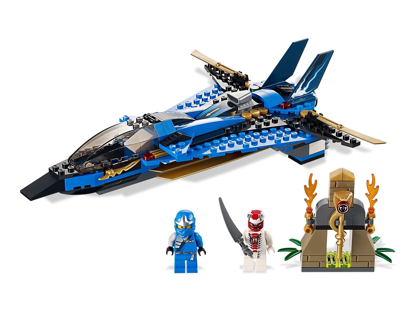 Jay's Storm Fighter LEGO Ninjago set (#9442-1, 2012)