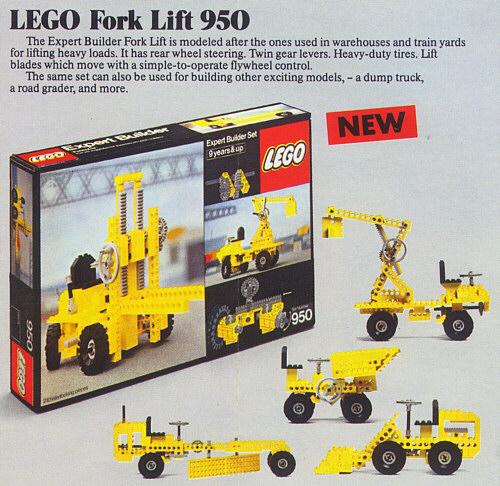 Fork Lift LEGO set (#950-1)