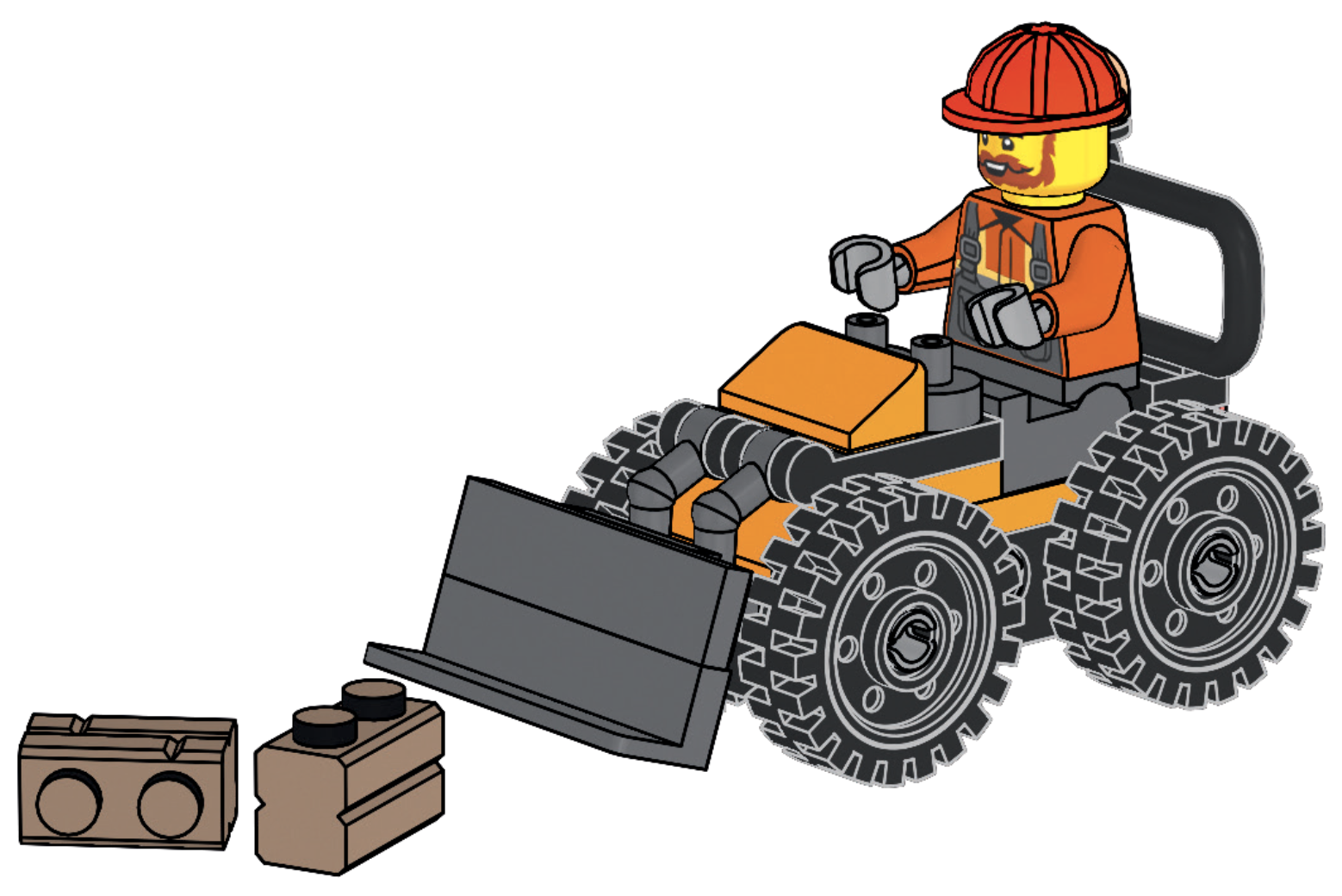 Construction Worker with Wheel Loader LEGO Construction set (#951441-1, 2026)