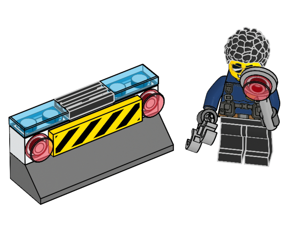 Duke DeTain LEGO Police set (#952011-1, 2020)