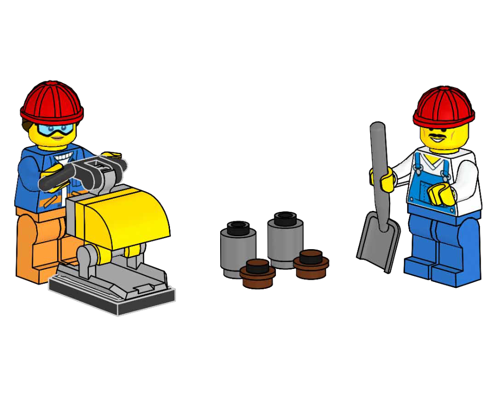 Building Team with Tools LEGO Construction set (#952305-1, 2023)