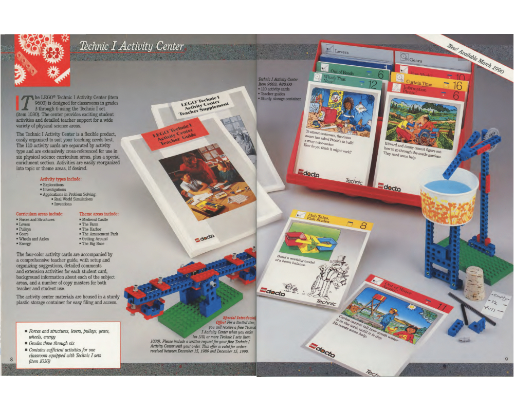 TECHNIC I Activity Centre Cards