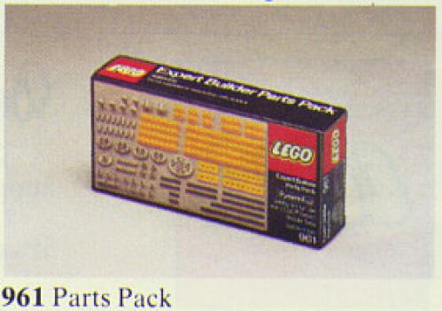 Expert Builder/Gear Parts LEGO Expert Builder set (#961-1, 1978)