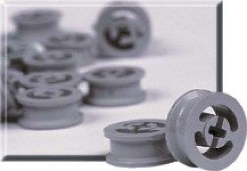 Hubs Gray (Pack of 50) LEGO Technic set (#970010-1, 2002)