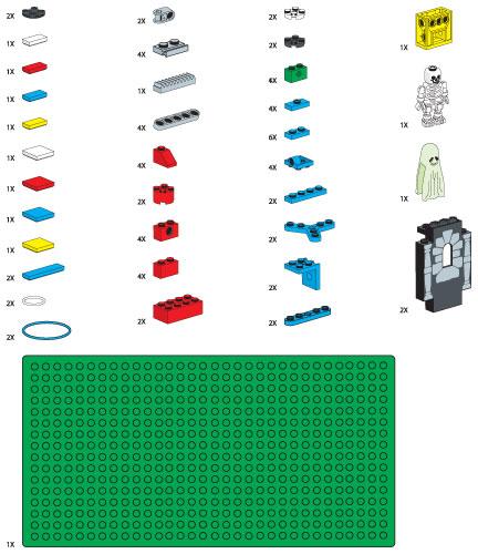 Special Elements for Amusement Park Set LEGO set (#970672-1, 2002)