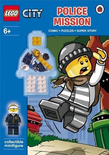 City: Police Mission LEGO Activity Books with LEGO Parts set (#9780241198070-1, 2015)