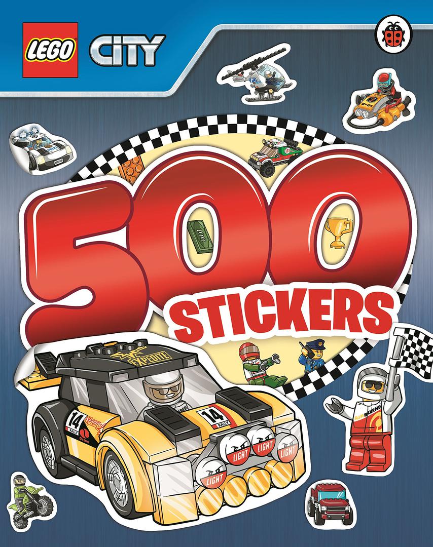 City: 500 Stickers LEGO Activity Books set (#9780241272589-1, 2016)