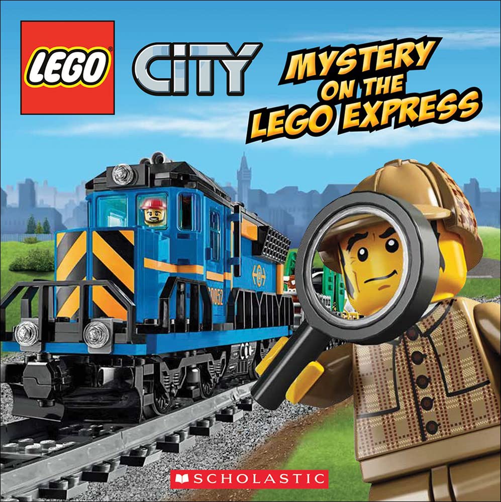 City: Mystery on the Lego Express LEGO Story Books set (#9780545603669-1, 2014)