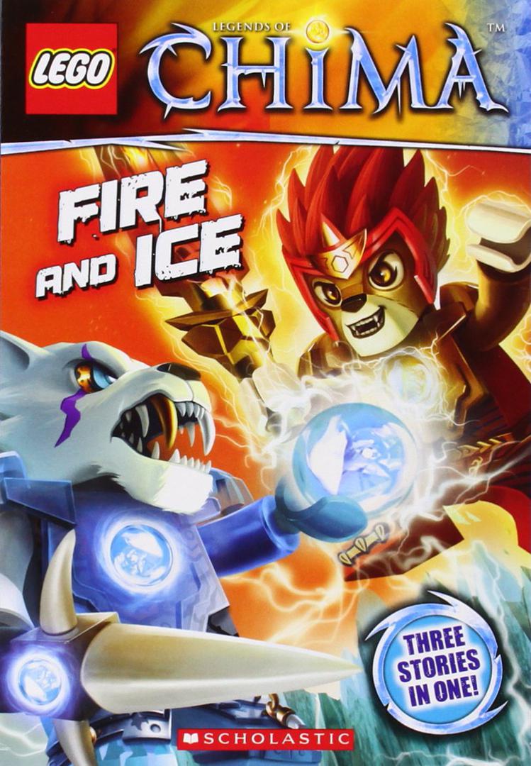 Legends of Chima: Fire and Ice LEGO Story Books set (#9780545695268-1, 2014)