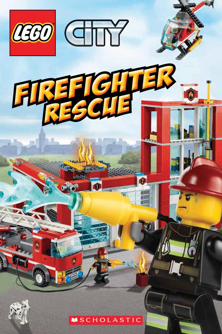 City: Firefighter Rescue LEGO Story Books set (#9780545825559-1, 2015)