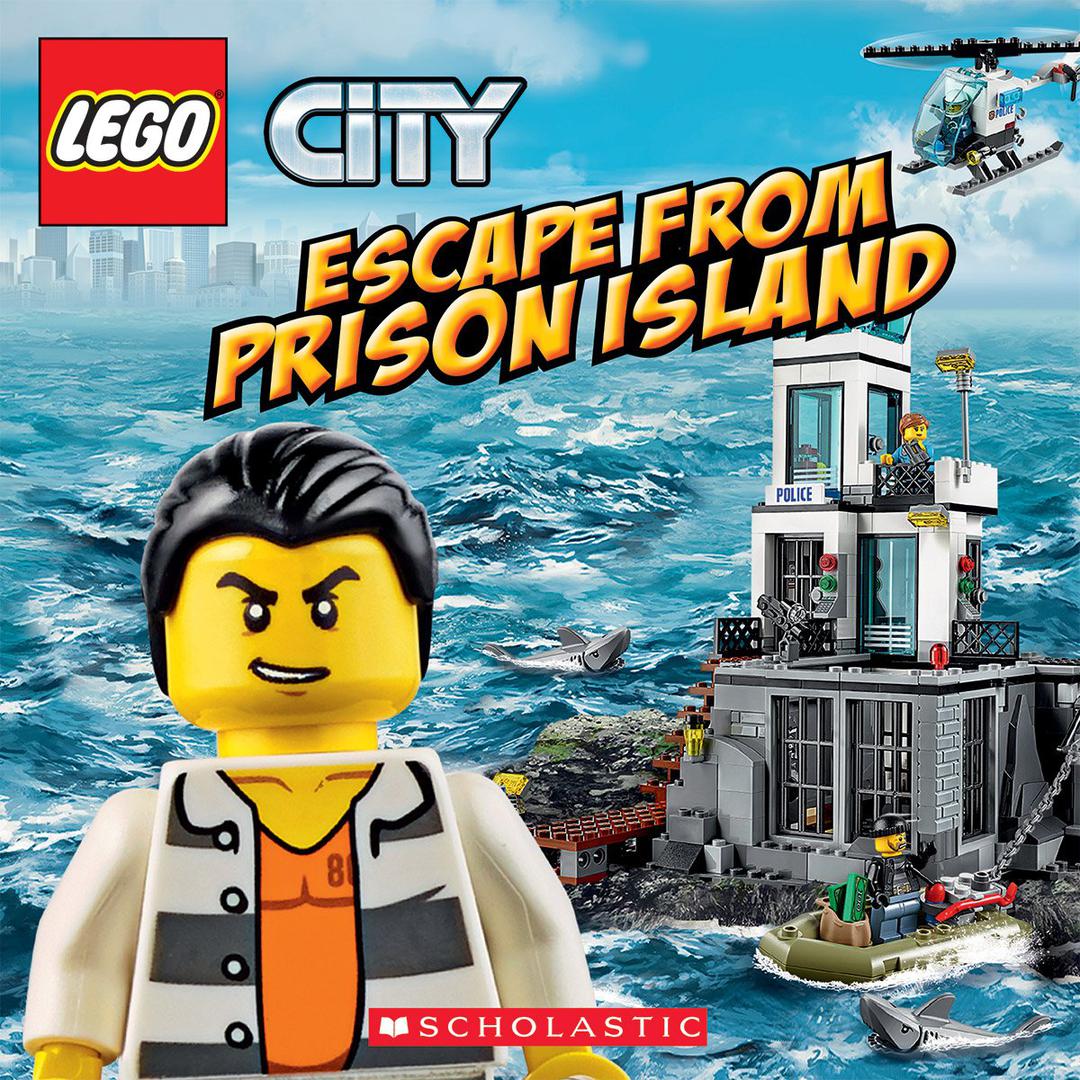 City: Escape From Prison Island LEGO Story Books set (#9780545913867-1, 2016)
