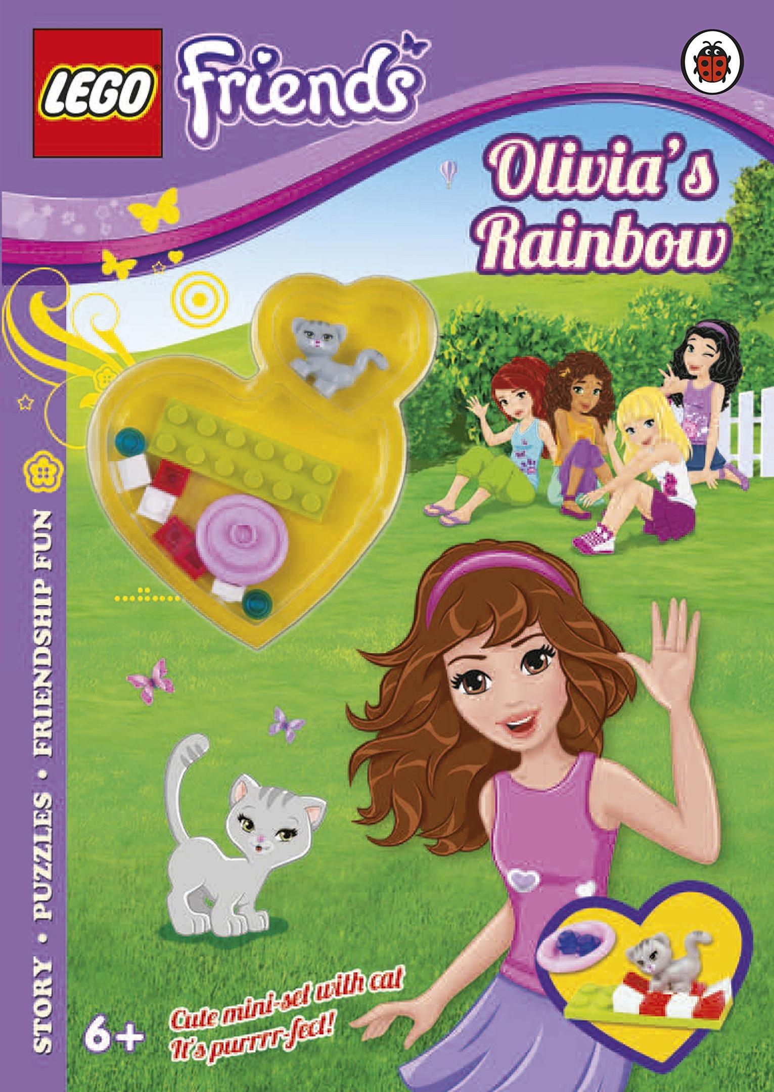 Friends: Olivia's Rainbow LEGO Activity Books with LEGO Parts set (#9780723271222-1, 2013)